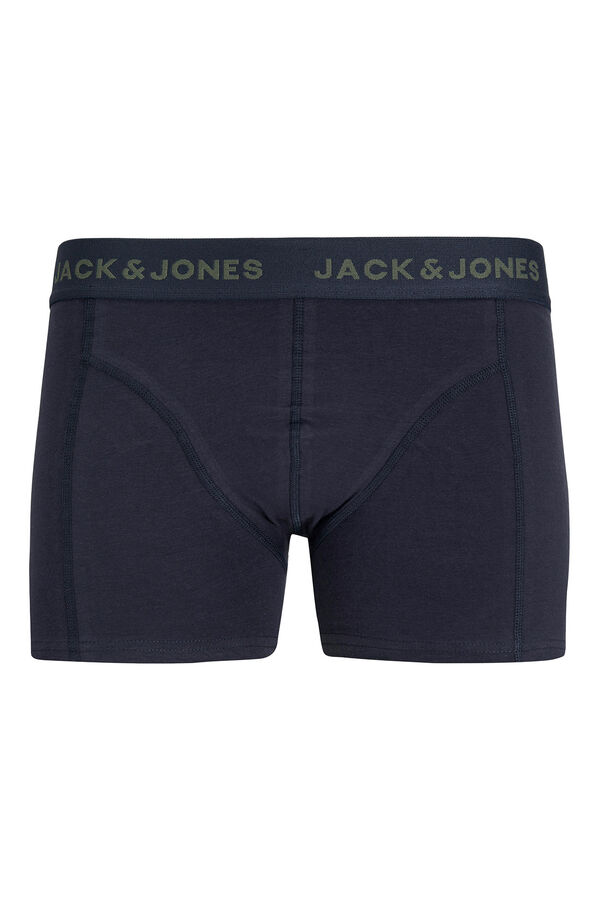Jack & Jones Pack 3 b&oacute;xers cortos verde