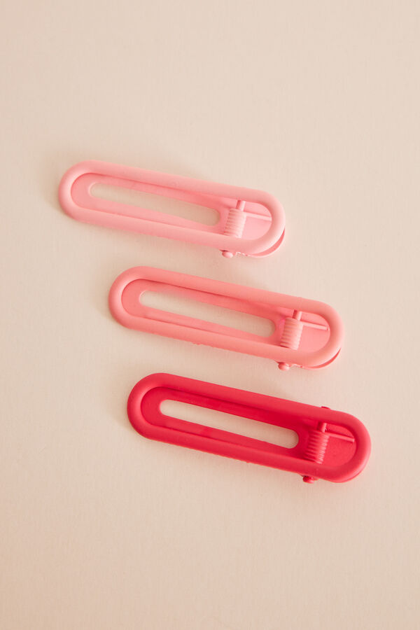 Women'secret Pack 3 clips pelo rosa rosa