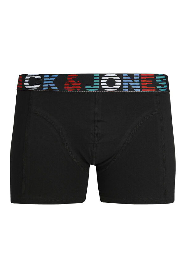 Jack & Jones Pack 3 b&oacute;xers cortos gris
