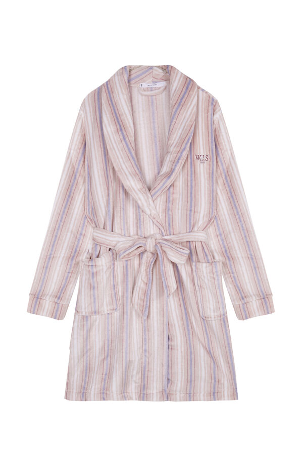 Women'secret Bata rayas polar mousse estampado