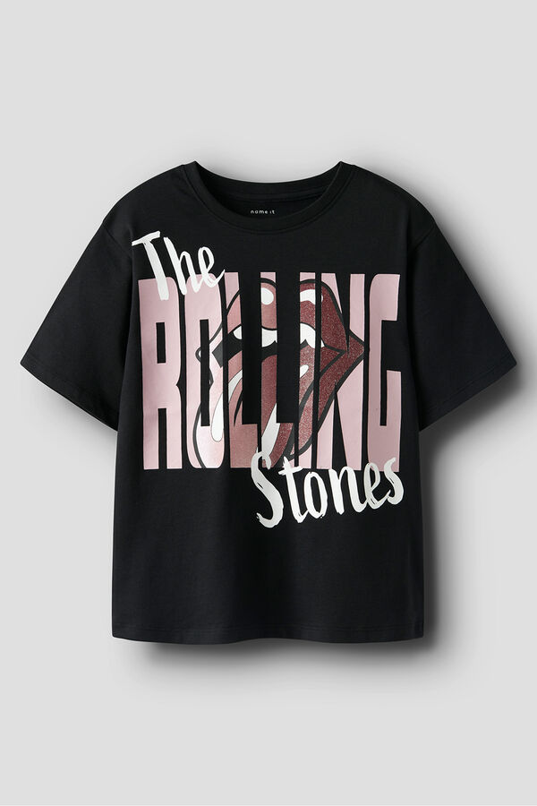 Name it Camiseta Rolling Stone negro