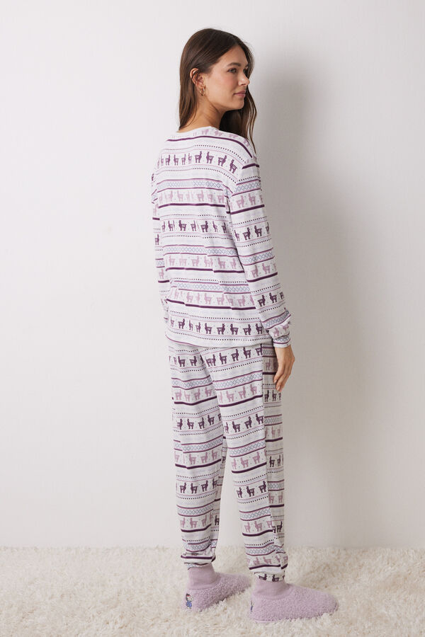 Women'secret Pijama largo canal&eacute; s&uacute;per soft Mafalda estampado