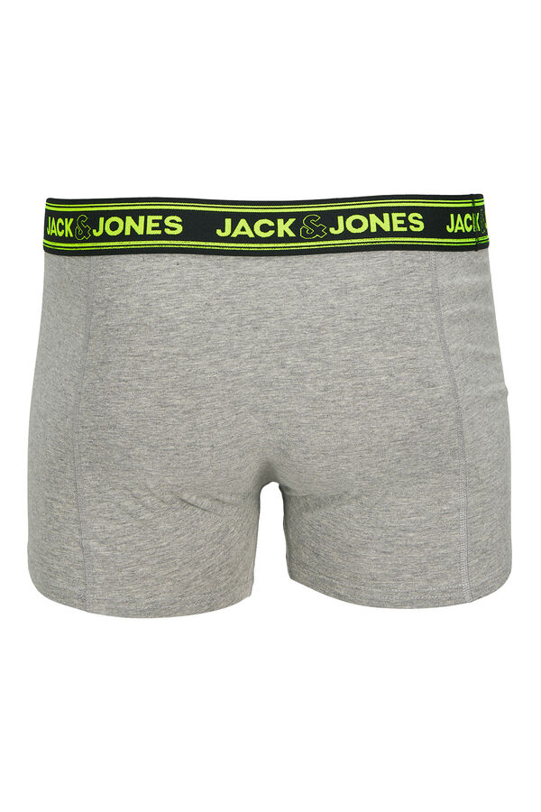 Jack & Jones Pack de 3 boxers curtos cinzento