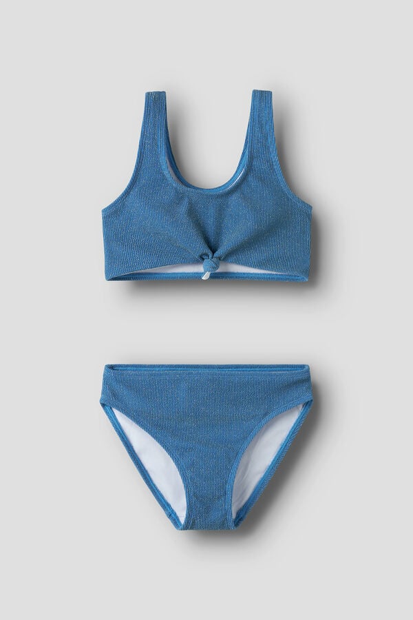 Name it Bikini nudo brillo de ni&ntilde;a turquesa
