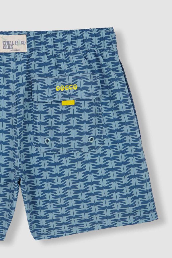 Gocco Ba&ntilde;ador padre de libelulas verde turquesa