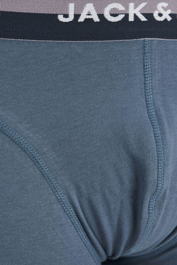 Jack & Jones Pack 3 b&oacute;xers cortos negro