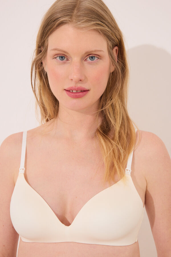 Women'secret Sujetador LOVELY 'maternity' microfibra blanco marfil