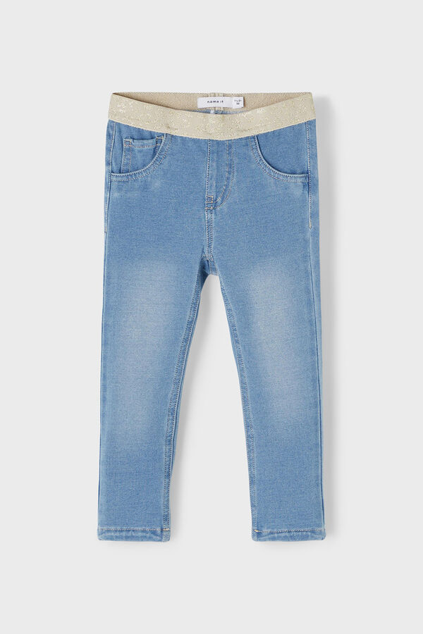 Name it Leggings jeans menina  azul