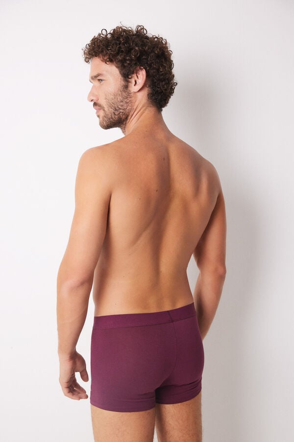 Women'secret Pack 2 calzoncillos b&oacute;xer algod&oacute;n Snoopy burdeos