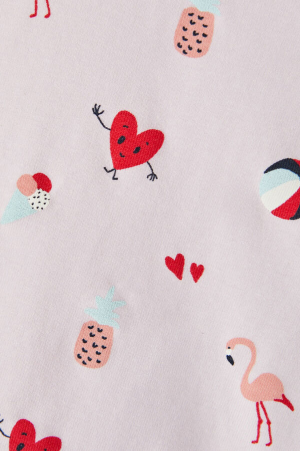 Name it T-shirt manga curta beb&eacute; menina rosa