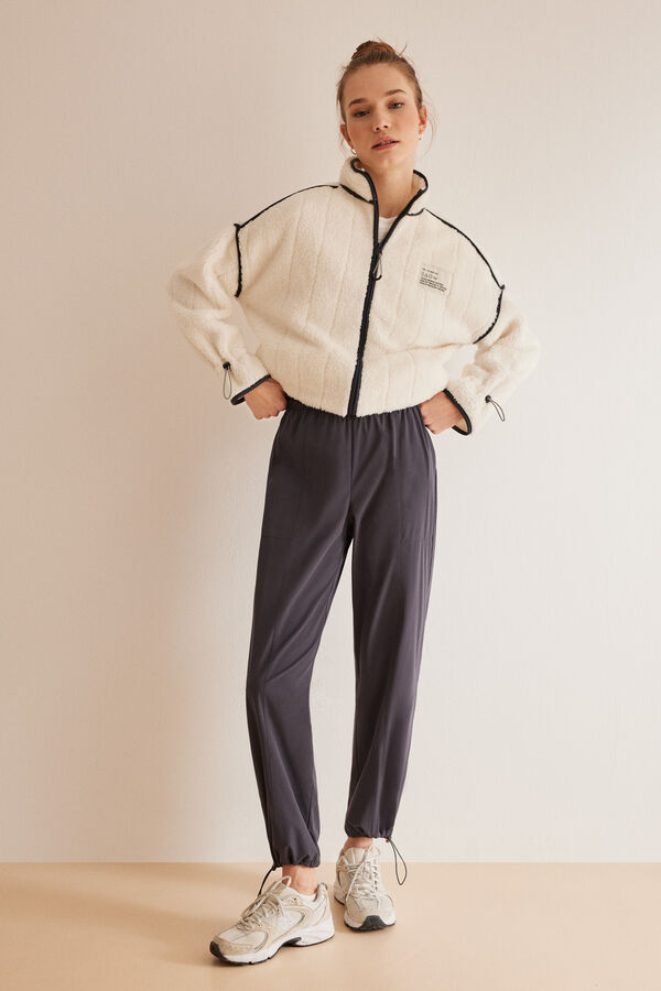 Women'secret Pantal&oacute;n largo nylon gris gris