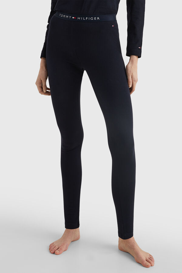 Tommy Jeans Leggings cinturilla logo azul