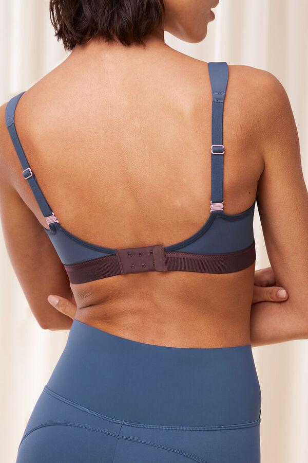 Triumph Suti&atilde; Esportivo Triaction Gravity Lite P EX azul