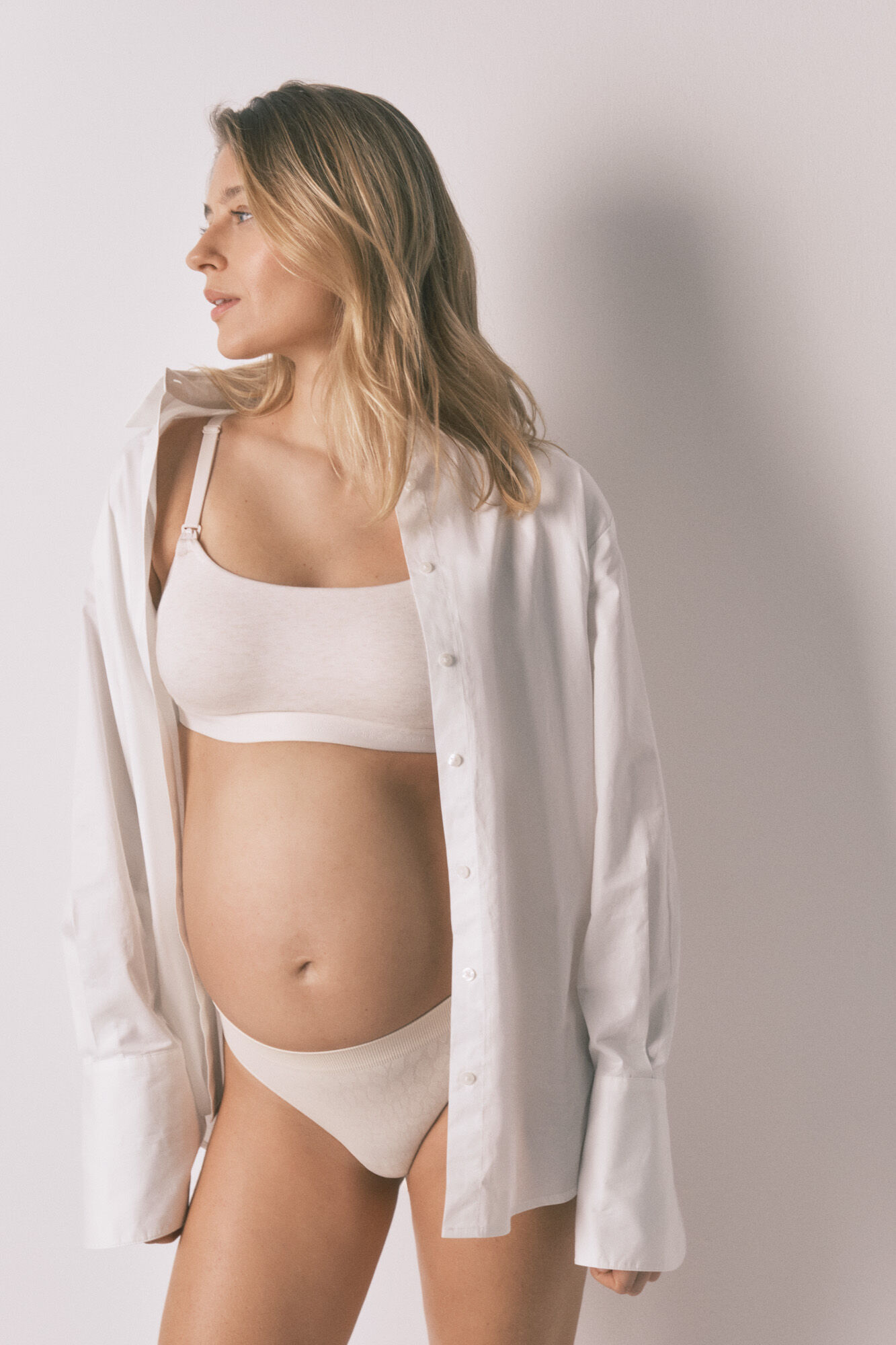 Women'secret Soutien tipo top "maternity" em algod&atilde;o