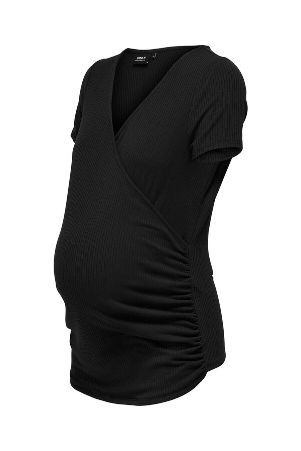 Only Maternity Top gola bico maternity preto