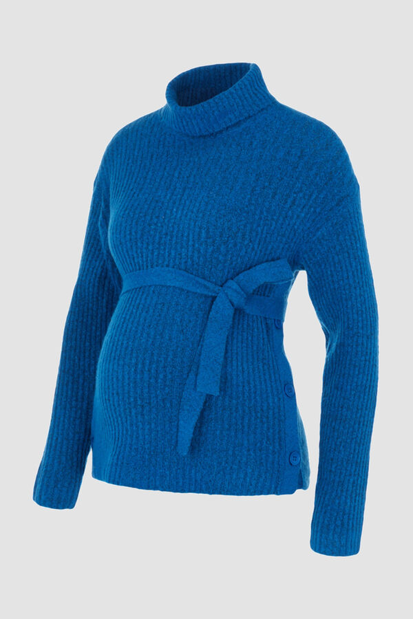 Mamalicious Top de punto, doble funci&oacute;n  azul