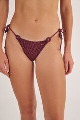 Bohodot Braga bikini brasile&ntilde;a lazos lunares estampado