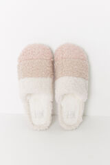 Women'secret Zapatillas casa efecto pelo rosa rosa