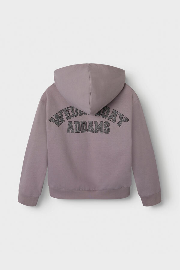Name it Sudadera de Wednesday de ni&ntilde;a  morado/lila