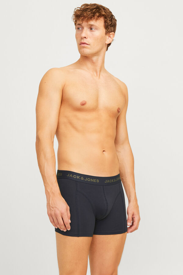Jack & Jones Pack 3 b&oacute;xers cortos verde