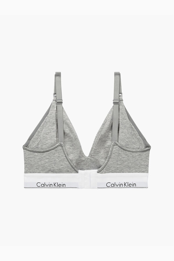 Calvin Klein Top de maternidade algod&atilde;o com c&oacute;s da Calvin Klein cinzento