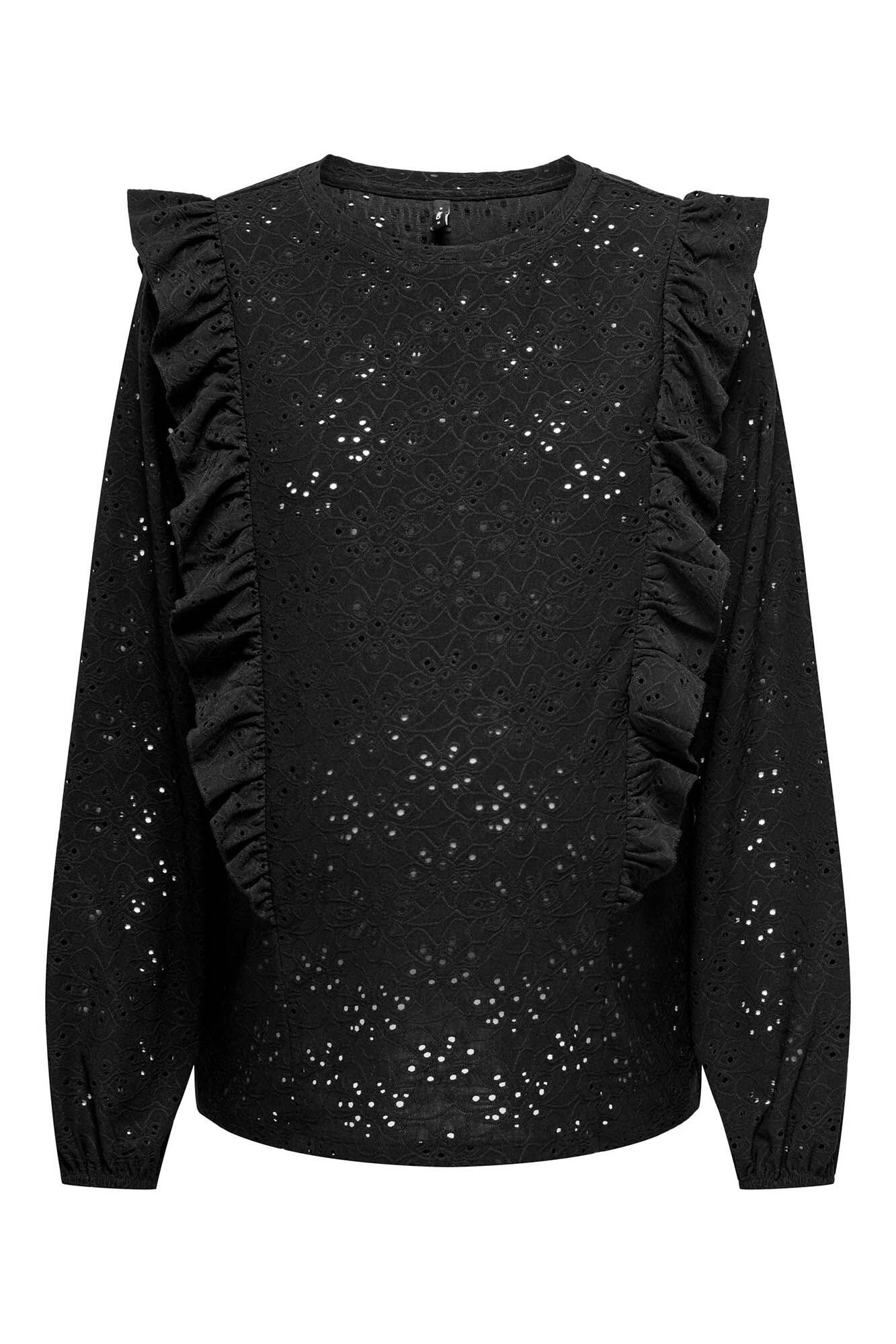 Only Maternity Blusa manga larga volantes maternity