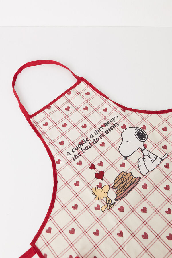 Women'secret Avental cruzado do Snoopy branco