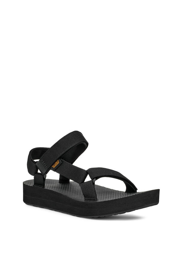 Teva Sandalia plataforma negro