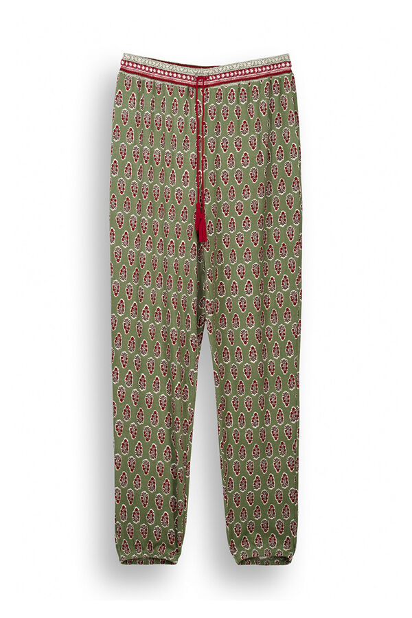 Women'secret Pantal&oacute;n pijama flores s&uacute;per soft estampado