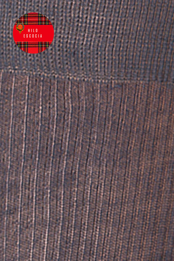 Punto Blanco Meias caneladas curtas azul