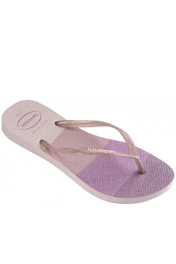 Havaianas Chanclas purpurina niña rosa rosa