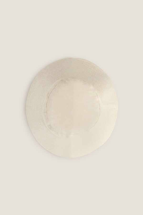 Textura Sombrero playa beige
