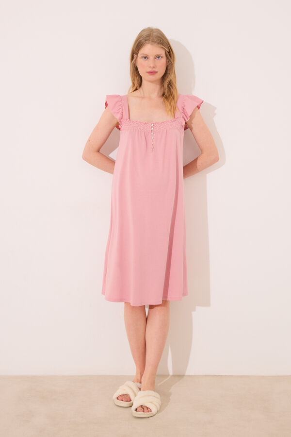 Women'secret Camis&oacute;n "maternity" algod&oacute;n rosa rosa