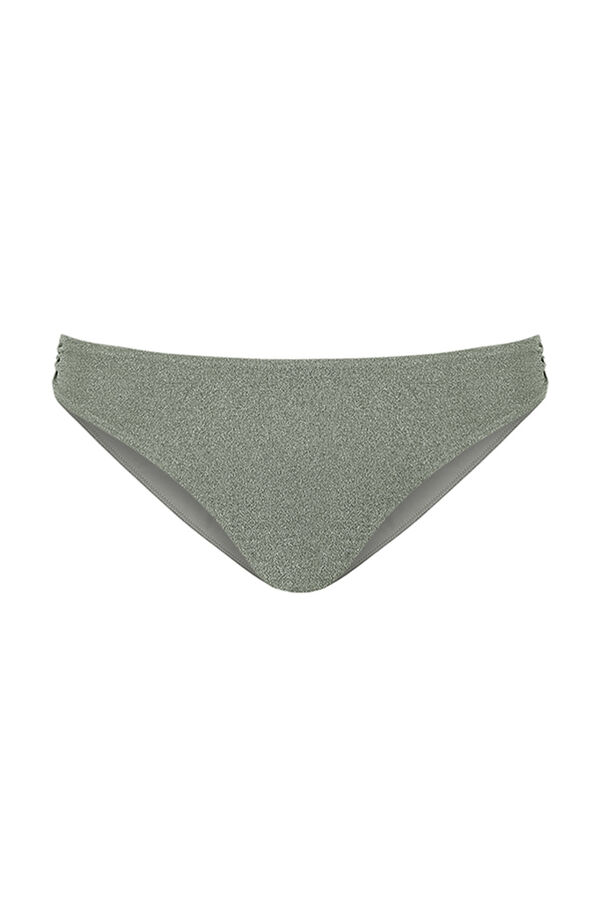 Women'secret Braga bikini cl&aacute;sica verde brillo kaki