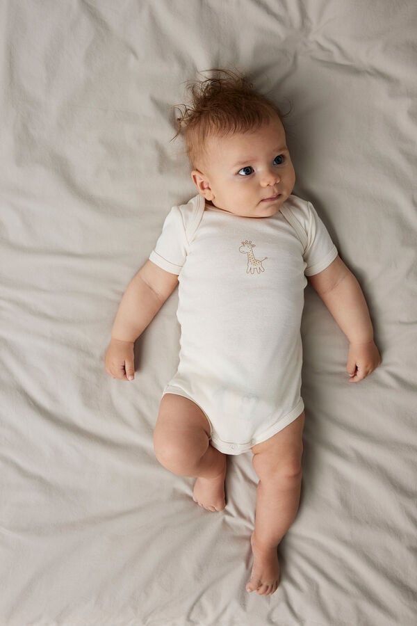 Name it Pack 3 bodies beb&eacute; estampados blanco