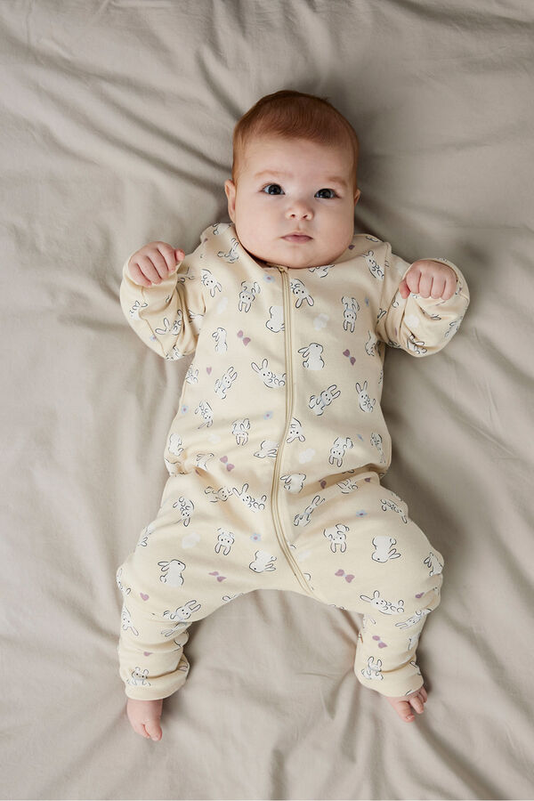 Name it Set de pijamas de bebe beige