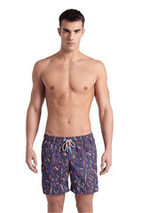 Arena Bóxer de playa arena para hombre Allover marrón