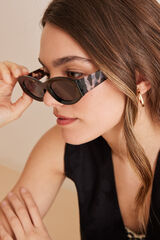 Women'secret Gafas de sol 'cat eye' b&w blanco