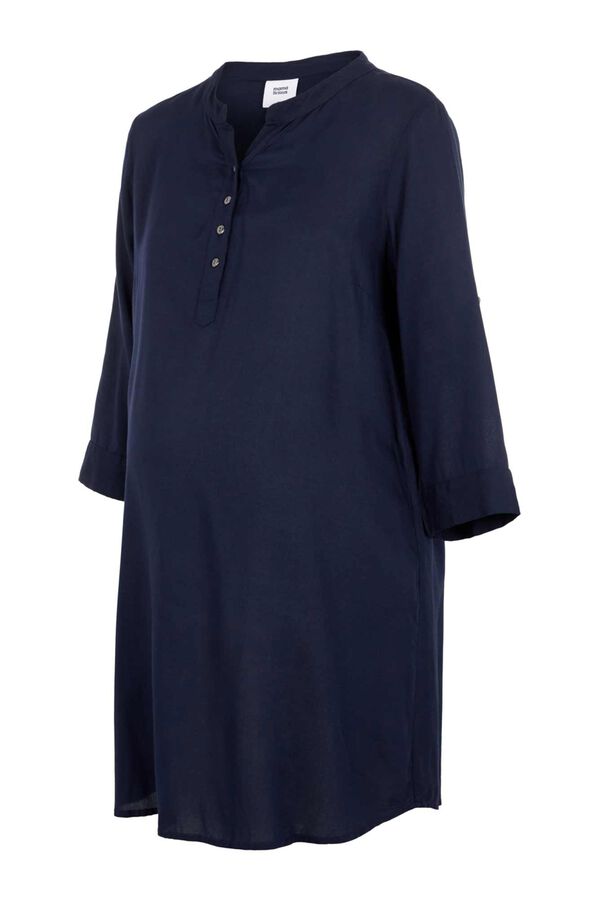 Mamalicious Blus&oacute;n maternity Lenzing Ecovero azul