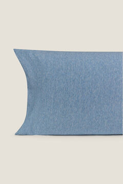 Womensecret Funda almohada punto algodón 45x160cm. azul