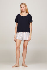 Tommy Hilfiger Conjunto de pijama curto azul