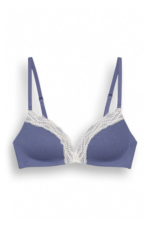 Women'secret CHARMING Sujetador triangular encaje azul claro azul