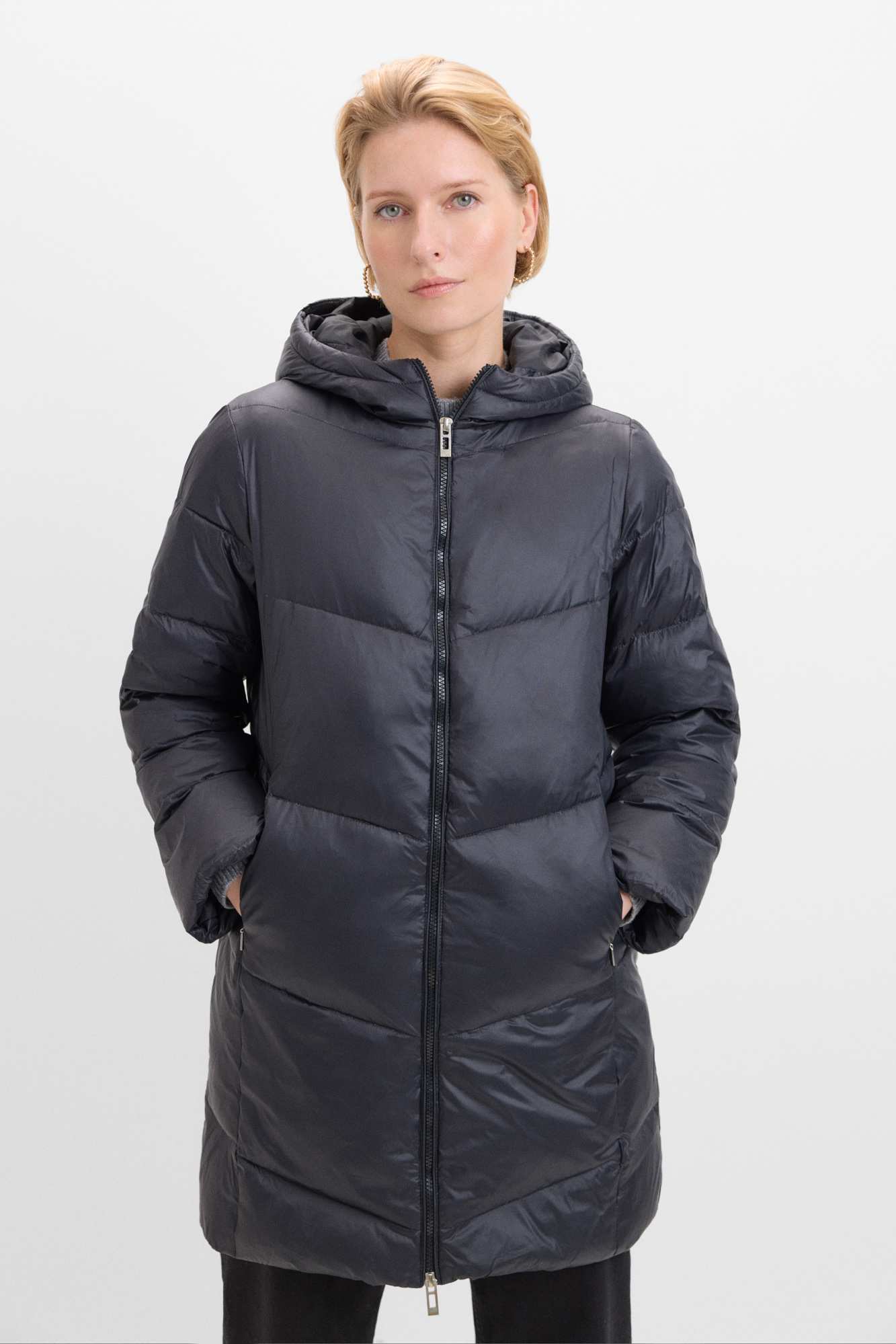 Abrigo largo plumas Ofertas en abrigos y parkas de mujer Fifty