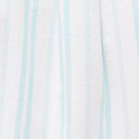 Cortefiel Camisa rayas algodón orgánico Oxford Azul