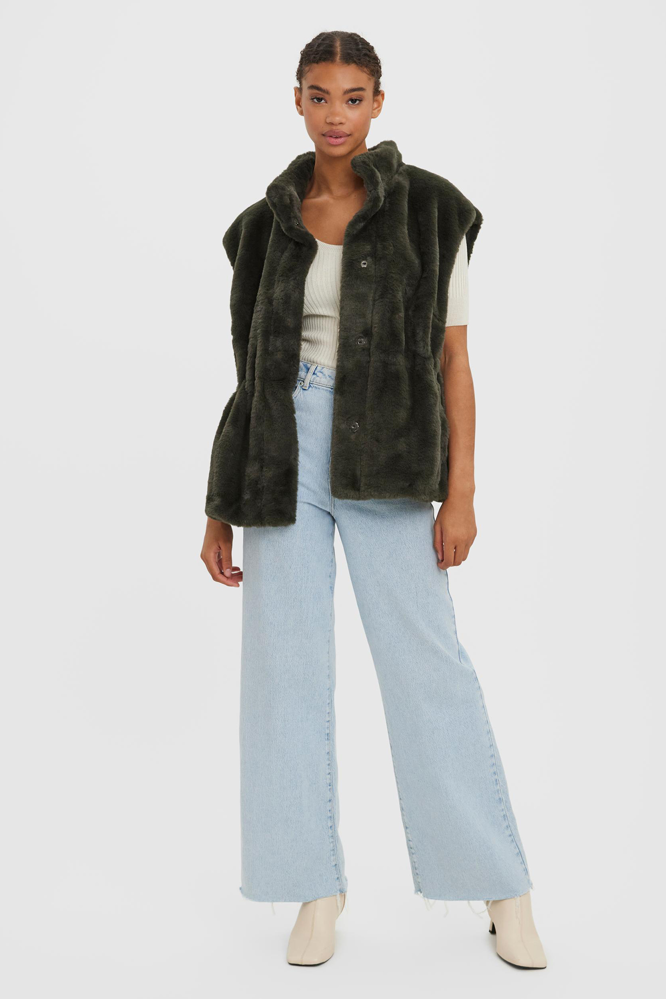 Chalecos Acolchados Chaleco Con Pelo Sintetico Chaleco Acolchado