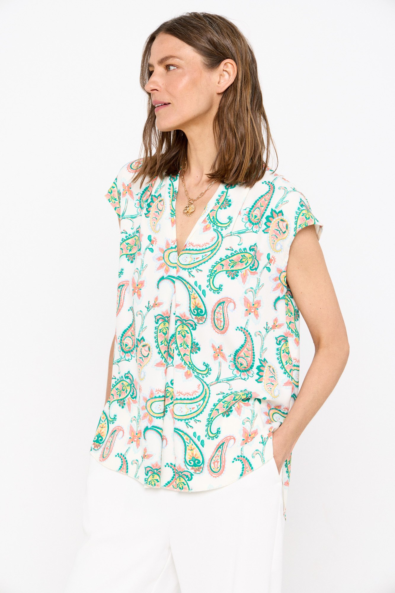 Camisa Blanca Blusa Topos Cortefiel Blusa Encaje Volantes Blusas