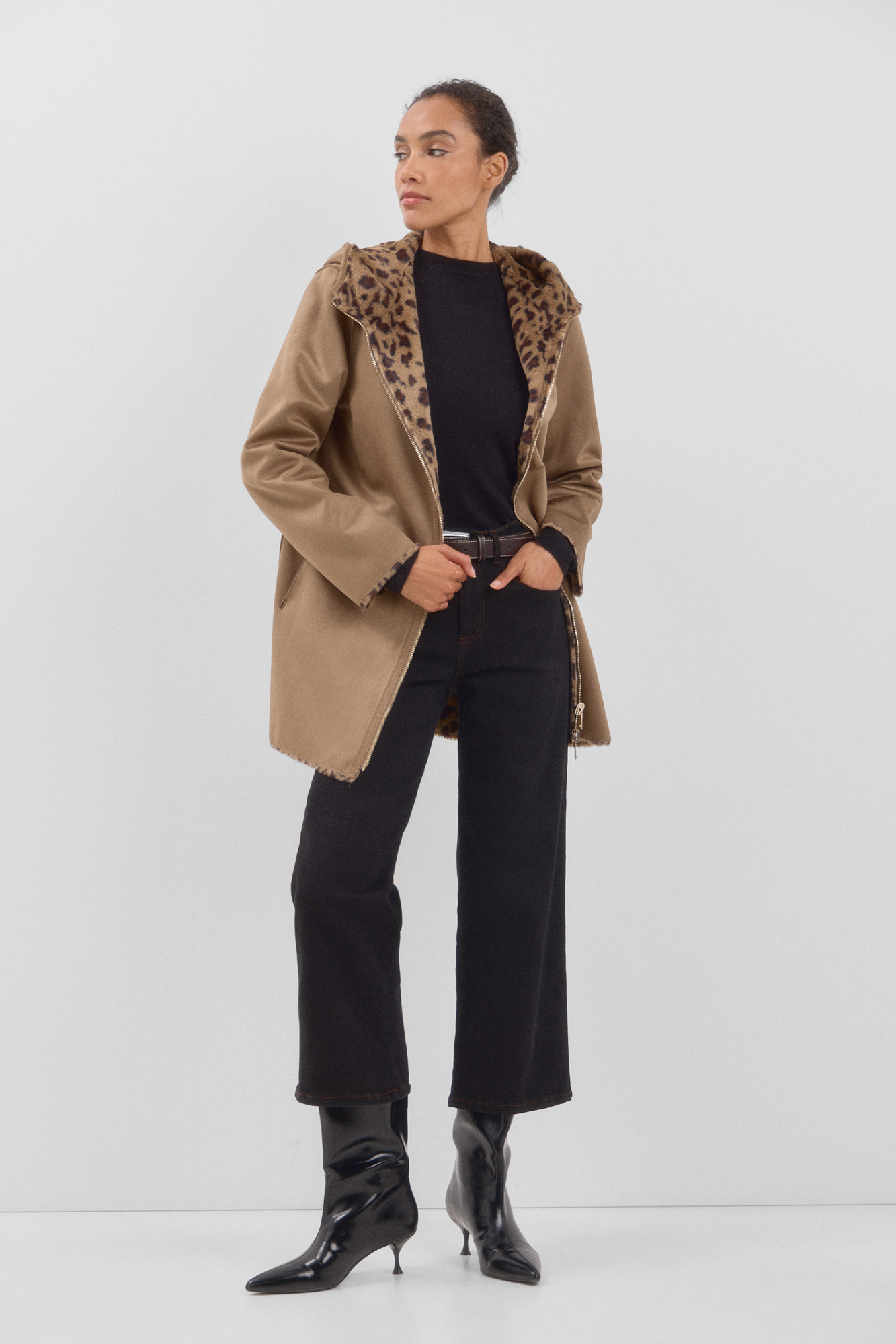 Doble Faz Abrigos Mujer Rebajas Cortefiel Chaqueta Chaquetones De