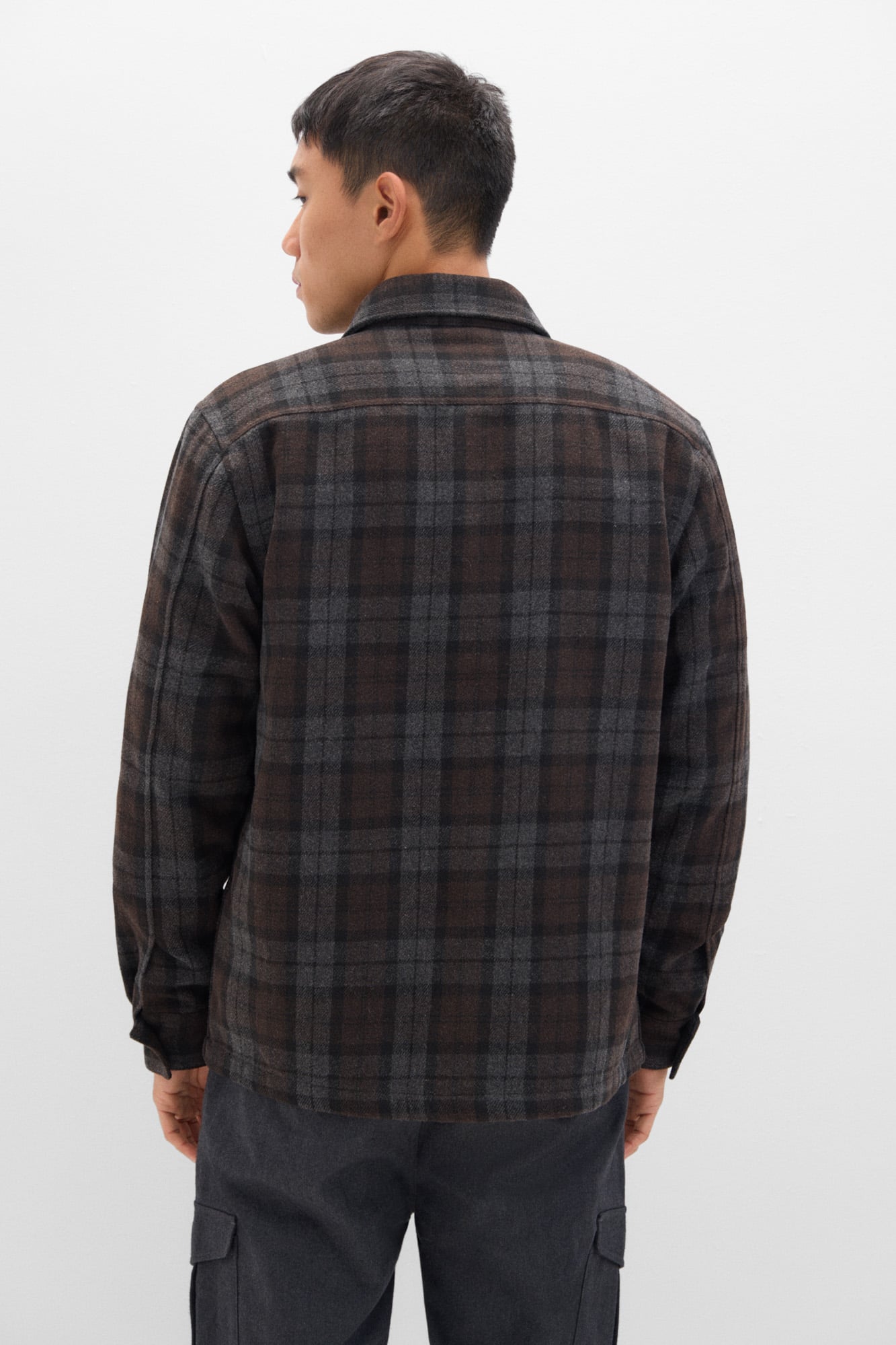 TACVASEN Chaqueta De Camisa De Trabajo Acolchada Informal Para
