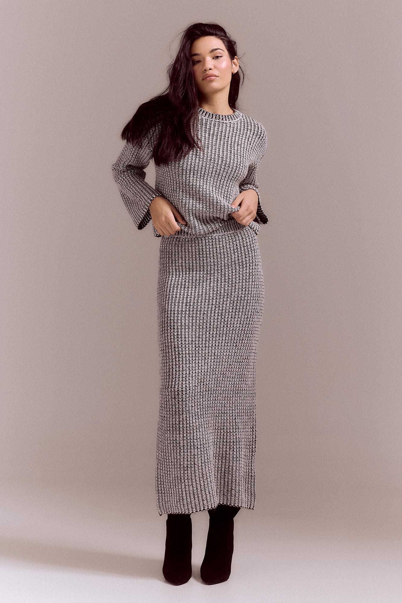 Jersey Faldas De Punto Zara Conjunto Jersey Y Falda De Punto Zara - Main Image