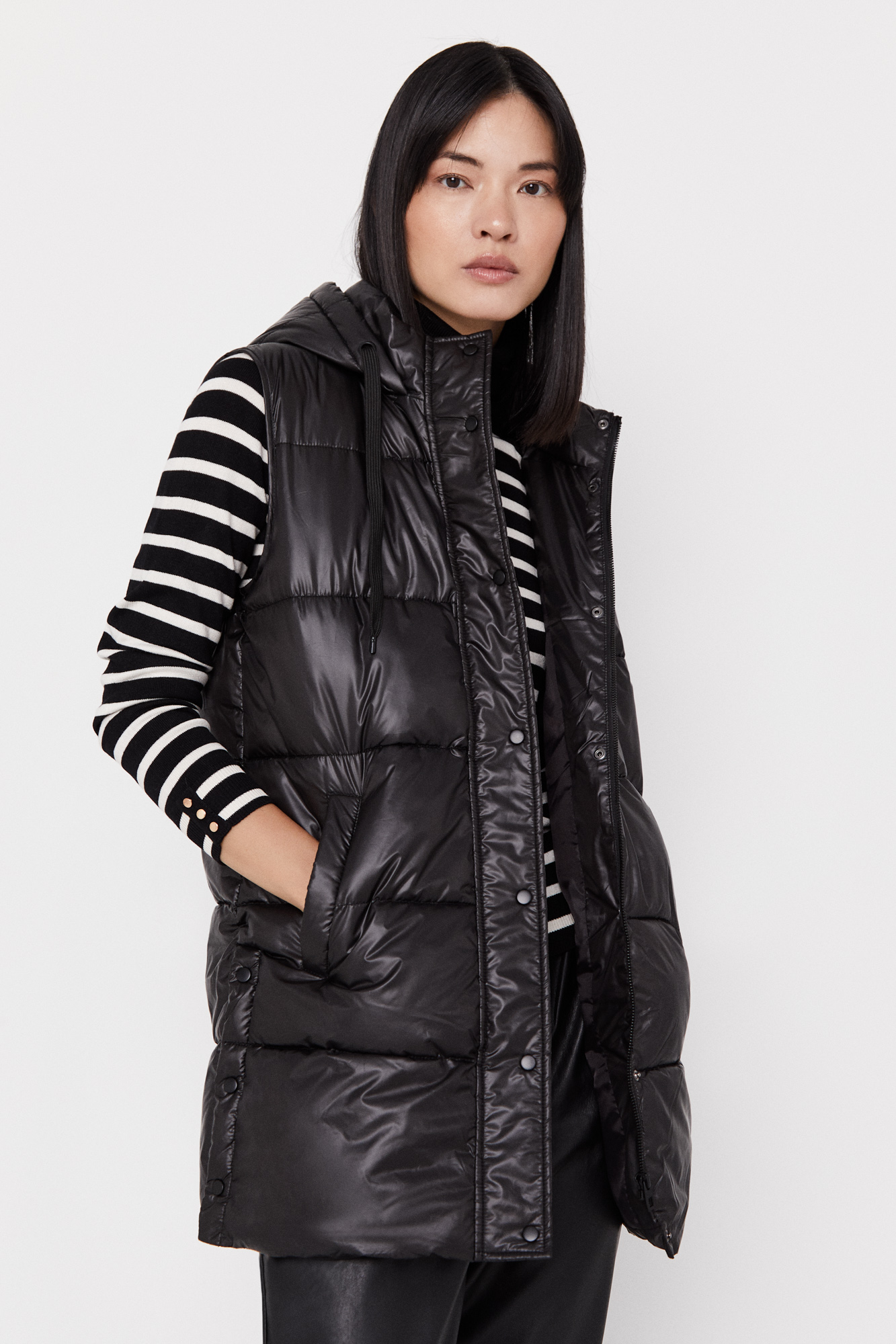 Cortefiel Chaleco Guateado Mujer Chaleco Reversible Cortefiel